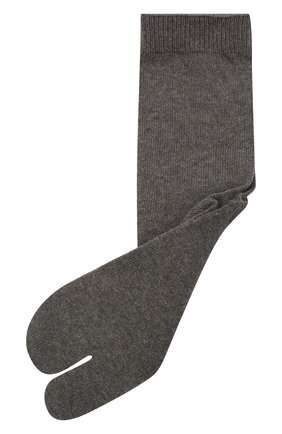 Женские хлопковые носки MAISON MARGIELA темно-серого цвета по цене 9345 руб., арт. S51TL0042/S17264 | Фото 1 Женские хлопковые носки MAISON MARGIELA темно-серого цвета, арт. S51TL0042/S17264 | Фото 1