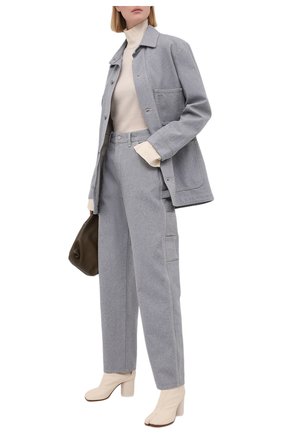 Женские кожаные ботильоны tabi MAISON MARGIELA кремвого цвета по цене 68700 руб., арт. S58WU0260/P3753 | Фото 2 Женские кожаные ботильоны tabi MAISON MARGIELA кремвого цвета, арт. S58WU0260/P3753 | Фото 2