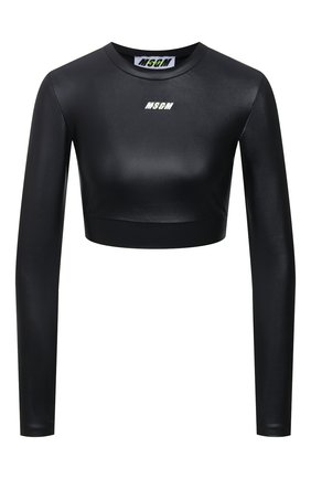 Женский топ MSGM черного цвета по цене 12050 руб., арт. 3045MDM03 217251 | Фото 1 Женский топ MSGM черного цвета, арт. 3045MDM03 217251 | Фото 1