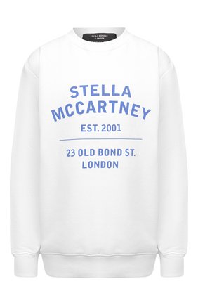Женский хлопковый свитшот STELLA MCCARTNEY белого цвета по цене 39950 руб., арт. 601847/SMP83 | Фото 1 Женский хлопковый свитшот STELLA MCCARTNEY белого цвета, арт. 601847/SMP83 | Фото 1 (Стили: Спорт-шик; Рукава: Длинные; Материал внешний: Хлопок; Длина (для топов): Стандартные; Женское Кросс-КТ: Свитшот-одежда)