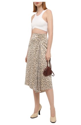 Женский бра-топ из вискозы DRIES VAN NOTEN белого цвета по цене 22450 руб., арт. 211-11213-2700 | Фото 2 Женский бра-топ из вискозы DRIES VAN NOTEN белого цвета, арт. 211-11213-2700 | Фото 2