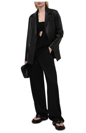 Женский кашемировый жилет DRIES VAN NOTEN черного цвета по цене 55350 руб., арт. 211-11252-2704 | Фото 2 Женский кашемировый жилет DRIES VAN NOTEN черного цвета, арт. 211-11252-2704 | Фото 2 (Женское Кросс-КТ: Жилет-одежда; Материал внешний: Кашемир, Шерсть; Стили: Кэжуэл; Длина (верхняя одежда): До середины бедра)