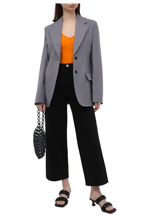 Женское боди из вискозы DRIES VAN NOTEN оранжевого цвета по цене 32750 руб., арт. 211-11228-2700 | Фото 2 Женское боди из вискозы DRIES VAN NOTEN оранжевого цвета, арт. 211-11228-2700 | Фото 2