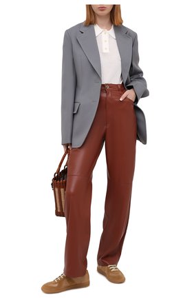 Женское поло из вискозы DRIES VAN NOTEN белого цвета по цене 43800 руб., арт. 211-11217-2700 | Фото 2 Женское поло из вискозы DRIES VAN NOTEN белого цвета, арт. 211-11217-2700 | Фото 2