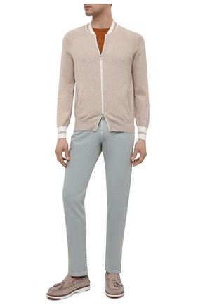 Мужской хлопковый кардиган BRUNELLO CUCINELLI бежевого цвета по цене 95200 руб., арт. M2917906 | Фото 2 Мужской хлопковый кардиган BRUNELLO CUCINELLI бежевого цвета, арт. M2917906 | Фото 2