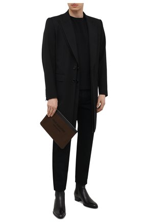 Мужская текстильный клатч SAINT LAURENT хаки цвета по цене 34600 руб., арт. 581369/96NAE | Фото 2 Мужская текстильный клатч SAINT LAURENT хаки цвета, арт. 581369/96NAE | Фото 2