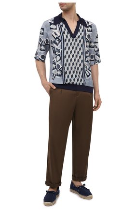 Мужские текстильные эспадрильи RALPH LAUREN темно-синего цвета по цене 34250 руб., арт. 815835895 | Фото 2 Мужские текстильные эспадрильи RALPH LAUREN темно-синего цвета, арт. 815835895 | Фото 2