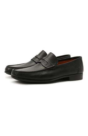 Мужские кожаные пенни-лоферы MAGNANNI черного цвета по цене 28700 руб., арт. 13124/CIERV0 | Фото 1 Мужские кожаные пенни-лоферы MAGNANNI черного цвета, арт. 13124/CIERV0 | Фото 1