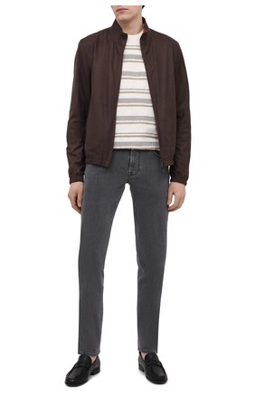 Мужские кожаные пенни-лоферы MAGNANNI черного цвета по цене 28700 руб., арт. 13124/CIERV0 | Фото 2 Мужские кожаные пенни-лоферы MAGNANNI черного цвета, арт. 13124/CIERV0 | Фото 2