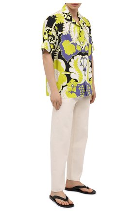 Мужские кожаные шлепанцы JIL SANDER черного цвета по цене 33300 руб., арт. JP36501A-13002 | Фото 2 Мужские кожаные шлепанцы JIL SANDER черного цвета, арт. JP36501A-13002 | Фото 2 (Материал внутренний: Натуральная кожа; Материал внешний: Кожа)