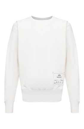 Мужской хлопковый свитшот MAISON MARGIELA белого цвета по цене 38800 руб., арт. S50GU0153/S25508 | Фото 1 Мужской хлопковый свитшот MAISON MARGIELA белого цвета, арт. S50GU0153/S25508 | Фото 1