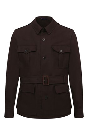 Мужская куртка из хлопка и льна RALPH LAUREN коричневого цвета по цене 148000 руб., арт. 798838200 | Фото 1 Мужская куртка из хлопка и льна RALPH LAUREN коричневого цвета, арт. 798838200 | Фото 1