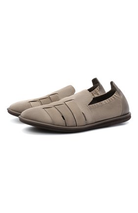 Мужские замшевые слиперы GIORGIO ARMANI серого цвета по цене 66500 руб., арт. X2J149/XM797 | Фото 1 Мужские замшевые слиперы GIORGIO ARMANI серого цвета, арт. X2J149/XM797 | Фото 1