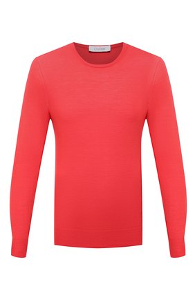 Мужской шерстяной джемпер CRUCIANI красного цвета по цене 49850 руб., арт. CU26.200 | Фото 1 Мужской шерстяной джемпер CRUCIANI красного цвета, арт. CU26.200 | Фото 1