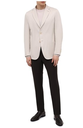 Мужской хлопковый пиджак BRIONI кремвого цвета по цене 206000 руб., арт. SGMR0L/P0009/PLUME | Фото 2 Мужской хлопковый пиджак BRIONI кремвого цвета, арт. SGMR0L/P0009/PLUME | Фото 2