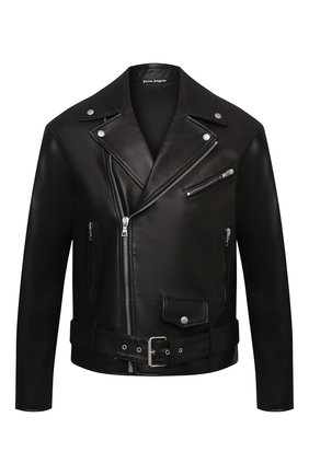 Мужская кожаная куртка PALM ANGELS черного цвета по цене 260500 руб., арт. PMJG007S21LEA0011018 | Фото 1 Мужская кожаная куртка PALM ANGELS черного цвета, арт. PMJG007S21LEA0011018 | Фото 1