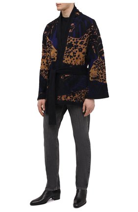 Мужской кардиган SAINT LAURENT разноцветного цвета по цене 162000 руб., арт. 645808/YAYY2 | Фото 2 Мужской кардиган SAINT LAURENT разноцветного цвета, арт. 645808/YAYY2 | Фото 2 (Мужское Кросс-КТ: Кардиган-одежда; Стили: Бохо; Материал внешний: Синтетический материал; Длина (для топов): Удлиненные; Рукава: Длинные)