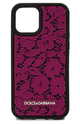 Чехол для iphone 12/12 pro DOLCE & GABBANA фуксия цвета по цене 8995 руб., арт. BI2907/A0700 | Фото 1 Чехол для iphone 12/12 pro DOLCE & GABBANA фуксия цвета, арт. BI2907/A0700 | Фото 1