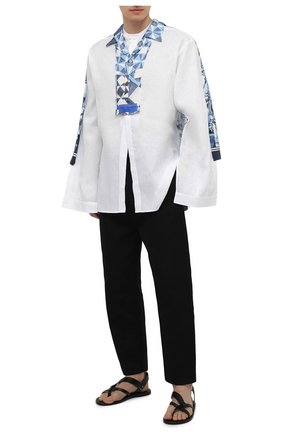 Мужская рубашка DOLCE & GABBANA белого цвета по цене 105000 руб., арт. G5I03T/GEQ37 | Фото 2 Мужская рубашка DOLCE & GABBANA белого цвета, арт. G5I03T/GEQ37 | Фото 2