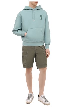 Мужские хлопковые шорты POLO RALPH LAUREN хаки цвета по цене 13100 руб., арт. 710835030 | Фото 2 Мужские хлопковые шорты POLO RALPH LAUREN хаки цвета, арт. 710835030 | Фото 2