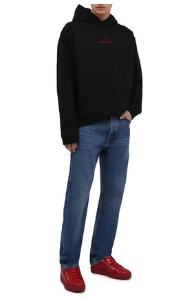Мужские кожаные кеды frankie GIUSEPPE ZANOTTI DESIGN красного цвета по цене 53400 руб., арт. RU00010/006 | Фото 2 Мужские кожаные кеды frankie GIUSEPPE ZANOTTI DESIGN красного цвета, арт. RU00010/006 | Фото 2