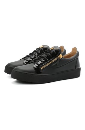 Мужские кожаные кеды frankie GIUSEPPE ZANOTTI DESIGN черного цвета по цене 53400 руб., арт. RU00010/003 | Фото 1 Мужские кожаные кеды frankie GIUSEPPE ZANOTTI DESIGN черного цвета, арт. RU00010/003 | Фото 1