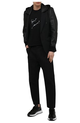 Мужские кожаные кроссовки ferox GIUSEPPE ZANOTTI DESIGN черного цвета по цене 39950 руб., арт. RM10014/003 | Фото 2 Мужские кожаные кроссовки ferox GIUSEPPE ZANOTTI DESIGN черного цвета, арт. RM10014/003 | Фото 2 (Материал внутренний: Натуральная кожа, Текстиль; Подошва: Массивная; Стили: Классический)