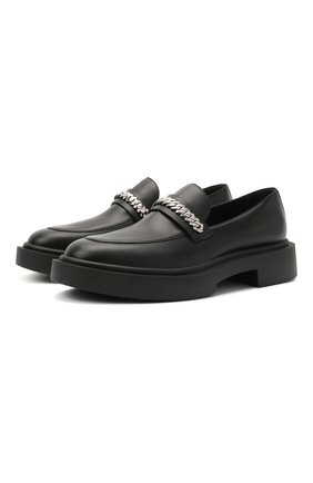 Мужские кожаные лоферы achille chain GIUSEPPE ZANOTTI DESIGN черного цвета по цене 82350 руб., арт. EU10025/001 | Фото 1 Мужские кожаные лоферы achille chain GIUSEPPE ZANOTTI DESIGN черного цвета, арт. EU10025/001 | Фото 1