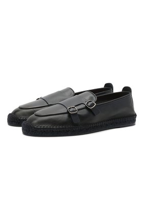 Мужские кожаные эспадрильи SANTONI синего цвета по цене 46150 руб., арт. MGPG17526JQ8SGTHU48 | Фото 1 Мужские кожаные эспадрильи SANTONI синего цвета, арт. MGPG17526JQ8SGTHU48 | Фото 1 (Материал внутренний: Натуральная кожа; Материал внешний: Кожа)