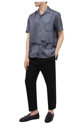 Мужские кожаные эспадрильи SANTONI синего цвета по цене 46150 руб., арт. MGPG17526JQ8SGTHU48 | Фото 2 Мужские кожаные эспадрильи SANTONI синего цвета, арт. MGPG17526JQ8SGTHU48 | Фото 2 (Материал внутренний: Натуральная кожа; Материал внешний: Кожа)