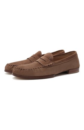 Мужские замшевые пенни-лоферы TOD’S коричневого цвета по цене 52800 руб., арт. XXM01G0EJ70BYE | Фото 1 Мужские замшевые пенни-лоферы TOD’S коричневого цвета, арт. XXM01G0EJ70BYE | Фото 1