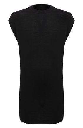 Мужской жилет из шерсти и хлопка RICK OWENS черного цвета по цене 46950 руб., арт. RU21S6648/KGE0 | Фото 1 Мужской жилет из шерсти и хлопка RICK OWENS черного цвета, арт. RU21S6648/KGE0 | Фото 1 (Материал внешний: Шерсть; Длина (верхняя одежда): Короткие; Мужское Кросс-КТ: Жилет-одежда; Стили: Минимализм)