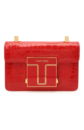Женская сумка 001 small TOM FORD красного цвета по цене 213000 руб., арт. L1384E-LCL150 | Фото 1 Женская сумка 001 small TOM FORD красного цвета, арт. L1384E-LCL150 | Фото 1 (Ремень/цепочка: С цепочкой, На ремешке; Материал: Натуральная кожа; Сумки-технические: Сумки через плечо; Размер: small; Женское Кросс-КТ: Вечерняя сумка)