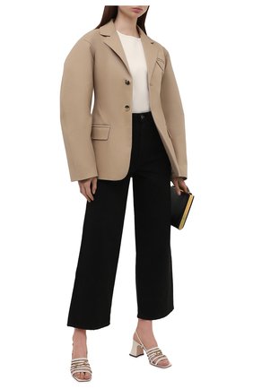 Женские кожаные босоножки GUCCI светло-бежевого цвета по цене 76550 руб., арт. 645404/C9D00 | Фото 2 Женские кожаные босоножки GUCCI светло-бежевого цвета, арт. 645404/C9D00 | Фото 2
