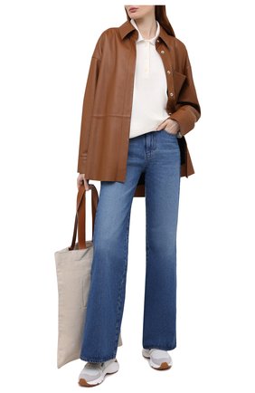 Женские текстильные кроссовки TOD’S серого цвета по цене 52800 руб., арт. XXW54C0EM60Q6L | Фото 2 Женские текстильные кроссовки TOD’S серого цвета, арт. XXW54C0EM60Q6L | Фото 2