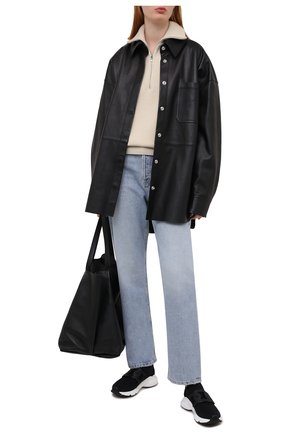 Женские текстильные кроссовки TOD’S черного цвета по цене 52800 руб., арт. XXW54C0EM60Q6L | Фото 2 Женские текстильные кроссовки TOD’S черного цвета, арт. XXW54C0EM60Q6L | Фото 2