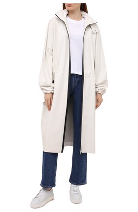 Женские кожаные кеды SANTONI белого цвета по цене 54800 руб., арт. WBCD60821BARCCSYI20 | Фото 2 Женские кожаные кеды SANTONI белого цвета, арт. WBCD60821BARCCSYI20 | Фото 2