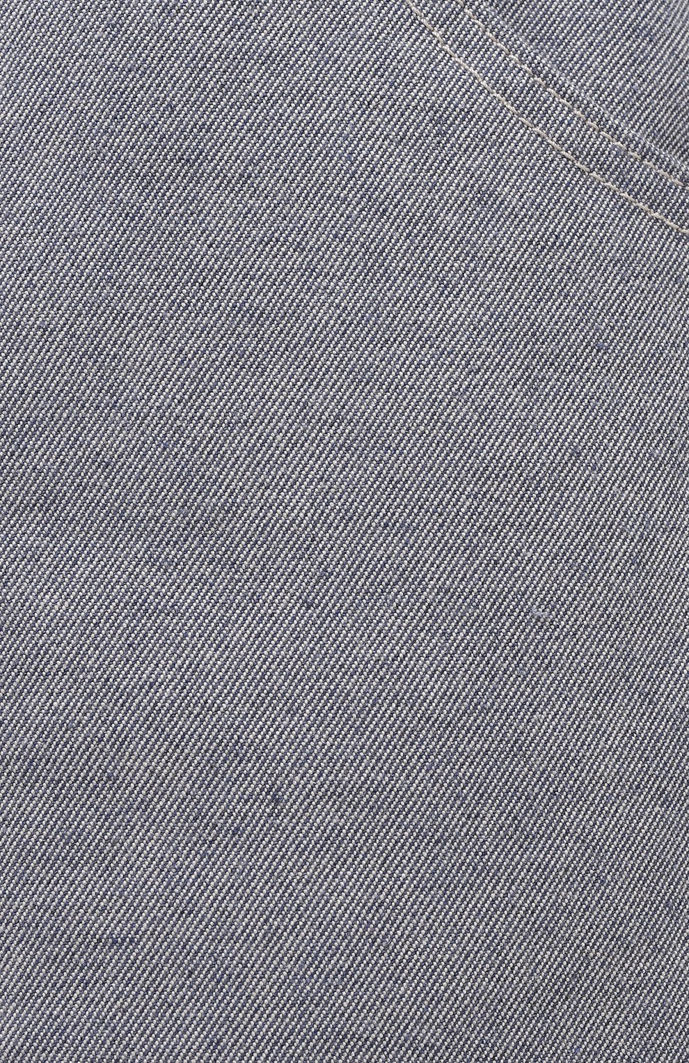 Женские джинсы MAISON MARGIELA светло-голубого цвета, арт. S29LA0087/S30754 | Фото 5 (Силуэт Ж (брюки и джинсы): Широкие; Кросс-КТ: Деним; Длина (брюки, джинсы): Стандартные; Региональные ограничения белый список (Axapta Mercury): RU; Материал внешний: Хлопок, Деним; Стили: Кэжуэл)