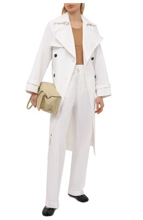 Женские хлопковые брюки MAISON MARGIELA белого цвета по цене 78450 руб., арт. S51KA0535/S53687 | Фото 2 Женские хлопковые брюки MAISON MARGIELA белого цвета, арт. S51KA0535/S53687 | Фото 2
