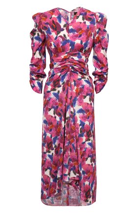 Женское платье из вискозы ISABEL MARANT розового цвета по цене 86550 руб., арт. R01998-21E026I/ALBISD | Фото 1 Женское платье из вискозы ISABEL MARANT розового цвета, арт. R01998-21E026I/ALBISD | Фото 1