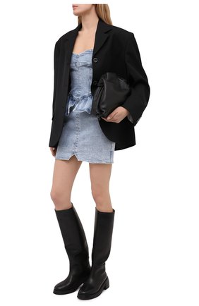 Женское джинсовое платье ISABEL MARANT голубого цвета по цене 62450 руб., арт. R01979-21E019I/D0LIZI | Фото 2 Женское джинсовое платье ISABEL MARANT голубого цвета, арт. R01979-21E019I/D0LIZI | Фото 2