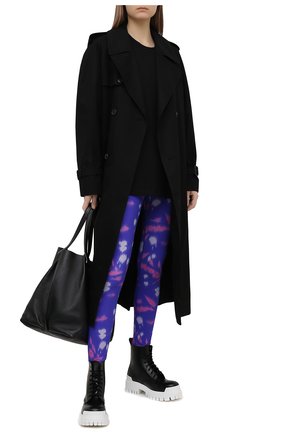 Женские леггинсы ISABEL MARANT синего цвета по цене 20950 руб., арт. PA1915-21E003W/TIS0U | Фото 2 Женские леггинсы ISABEL MARANT синего цвета, арт. PA1915-21E003W/TIS0U | Фото 2