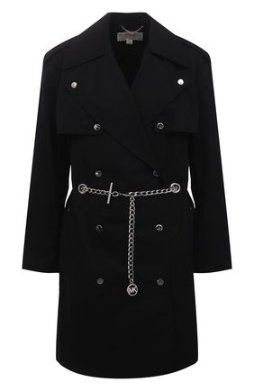 Женский хлопковый тренч MICHAEL MICHAEL KORS черного цвета по цене 53050 руб., арт. MS1200BDTY | Фото 1 Женский хлопковый тренч MICHAEL MICHAEL KORS черного цвета, арт. MS1200BDTY | Фото 1