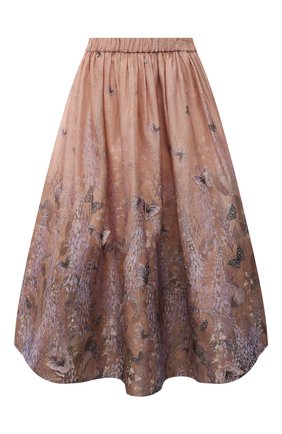 Женская юбка из льна и шелка ZIMMERMANN розового цвета по цене 120500 руб., арт. 1063SLMI | Фото 1 Женская юбка из льна и шелка ZIMMERMANN розового цвета, арт. 1063SLMI | Фото 1