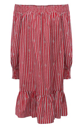 Женское хлопковое платье MICHAEL MICHAEL KORS красного цвета по цене 20900 руб., арт. MS180491B4 | Фото 1 Женское хлопковое платье MICHAEL MICHAEL KORS красного цвета, арт. MS180491B4 | Фото 1