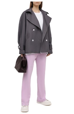 Женские хлопковые брюки DRIES VAN NOTEN сиреневого цвета по цене 25650 руб., арт. 211-11164-2629 | Фото 2 Женские хлопковые брюки DRIES VAN NOTEN сиреневого цвета, арт. 211-11164-2629 | Фото 2