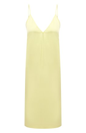 Женское платье из вискозы DRIES VAN NOTEN желтого цвета по цене 31100 руб., арт. 211-11052-2146 | Фото 1 Женское платье из вискозы DRIES VAN NOTEN желтого цвета, арт. 211-11052-2146 | Фото 1