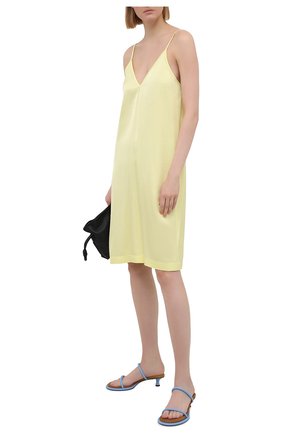 Женское платье из вискозы DRIES VAN NOTEN желтого цвета по цене 31100 руб., арт. 211-11052-2146 | Фото 2 Женское платье из вискозы DRIES VAN NOTEN желтого цвета, арт. 211-11052-2146 | Фото 2