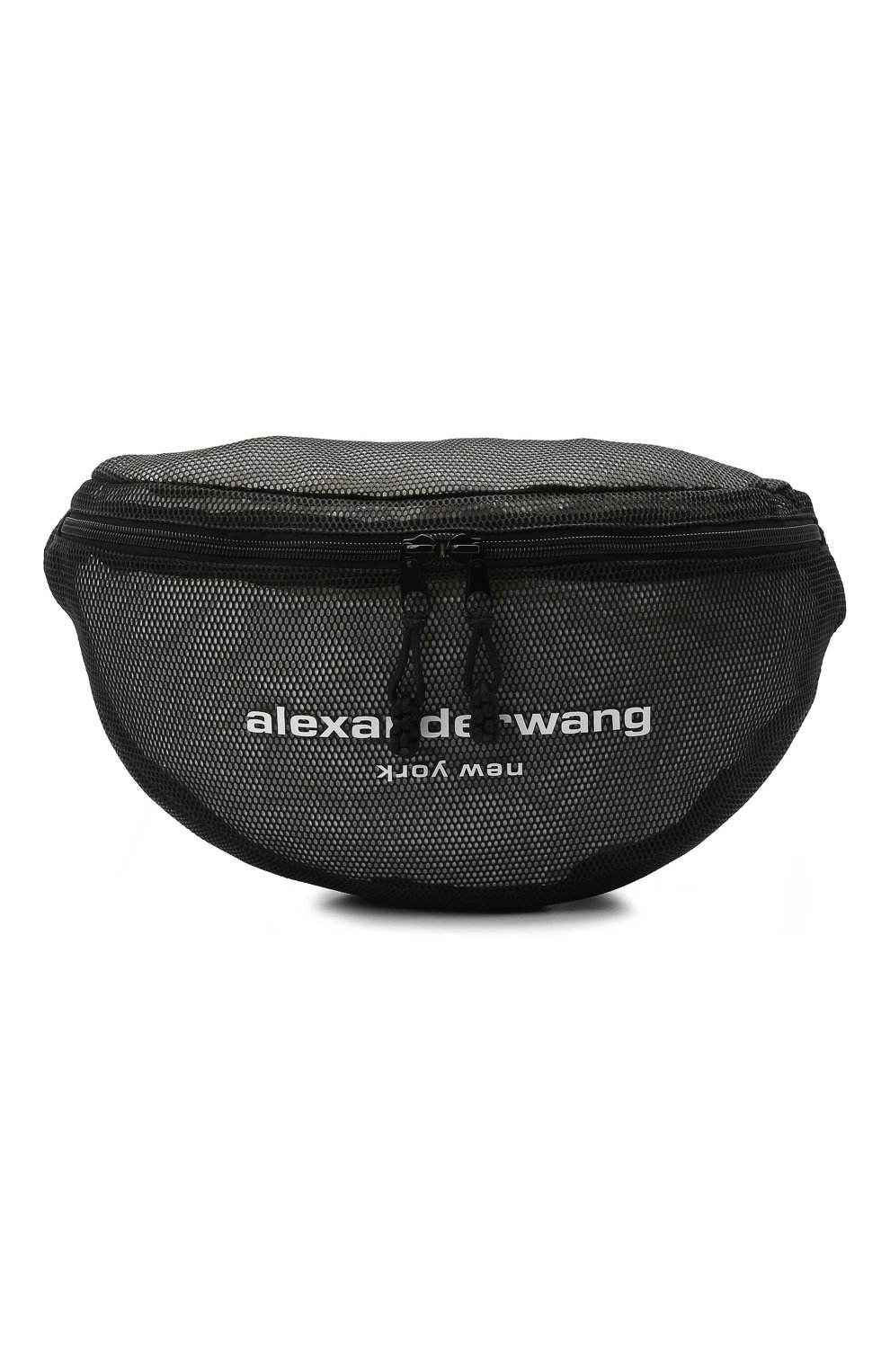 Женская поясная сумка ALEXANDER WANG черного цвета, арт. 20221F12T | Фото 1 (Материал: Текстиль; Стили: Спорт; Размер: large)