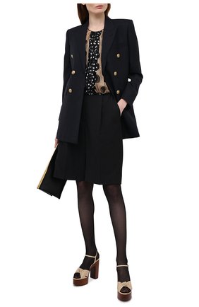 Женский шелковый топ DOLCE & GABBANA разноцветного цвета по цене 88900 руб., арт. F75B1T/GDX68 | Фото 2 Женский шелковый топ DOLCE & GABBANA разноцветного цвета, арт. F75B1T/GDX68 | Фото 2